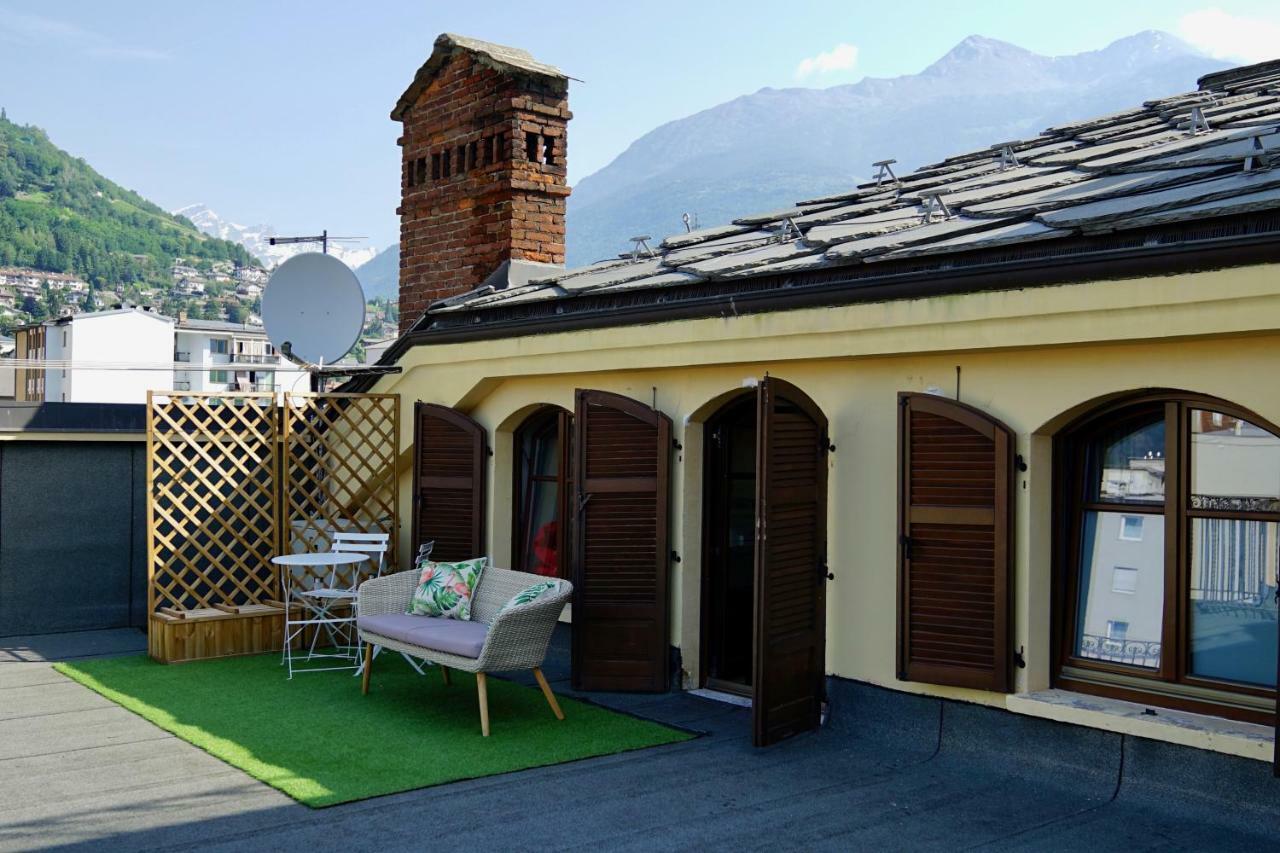 Mansarda Del Sole, Nel Cuore Di Aosta Esterno foto